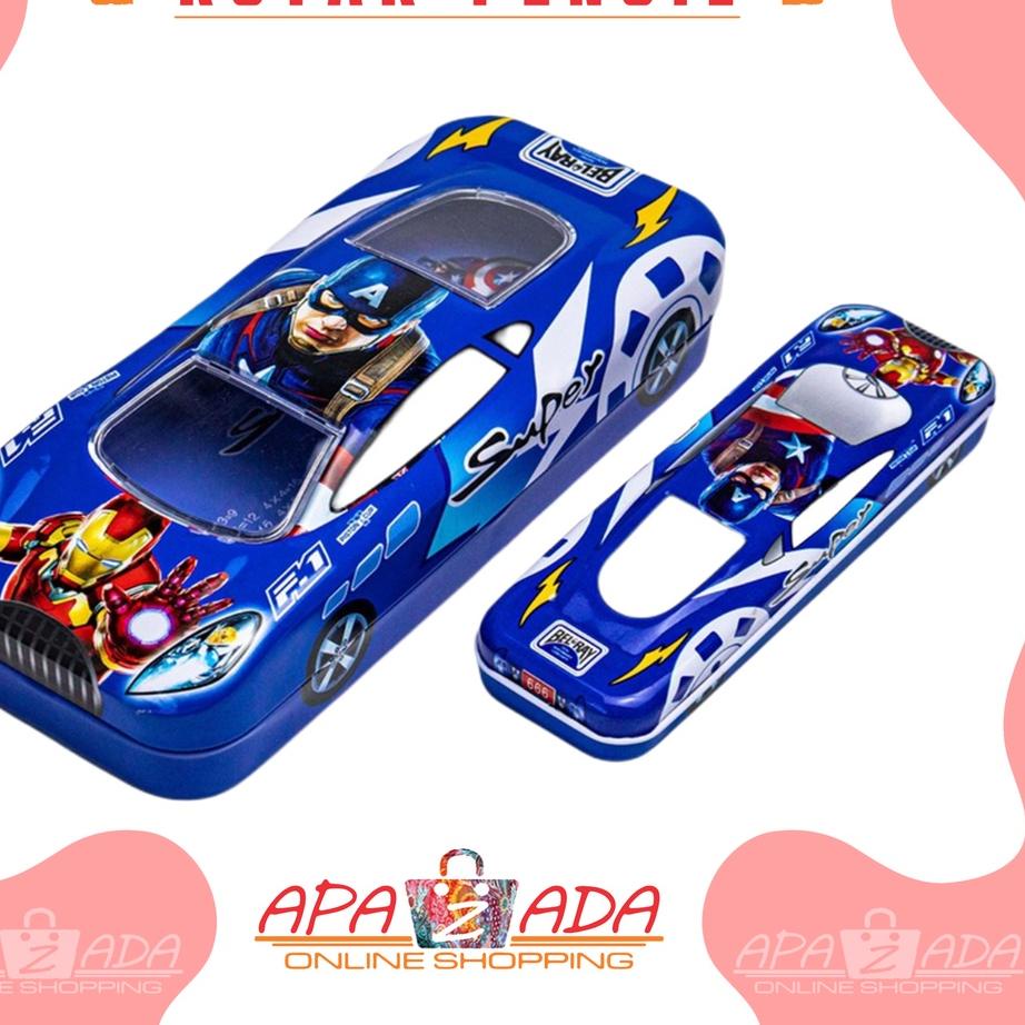 

Apazada - Kotak Pensil Kaleng Motif Mobil Karakter + isi / Tempat Pensil Kaleng AD-050 / Pencil Case Berkualitas Bisa Cod T6INM5498
