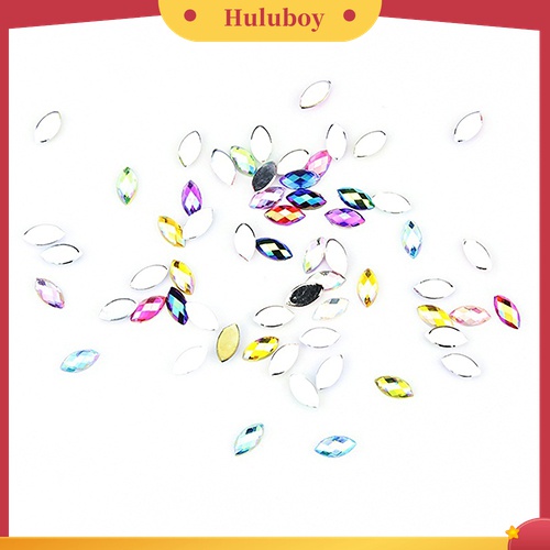 Huluboy Huluboy♡ Tempat Penyimpanan Bentuk Roda Isi Manik-Manik Kuku 3D 12 Warna Campur Alat DIY