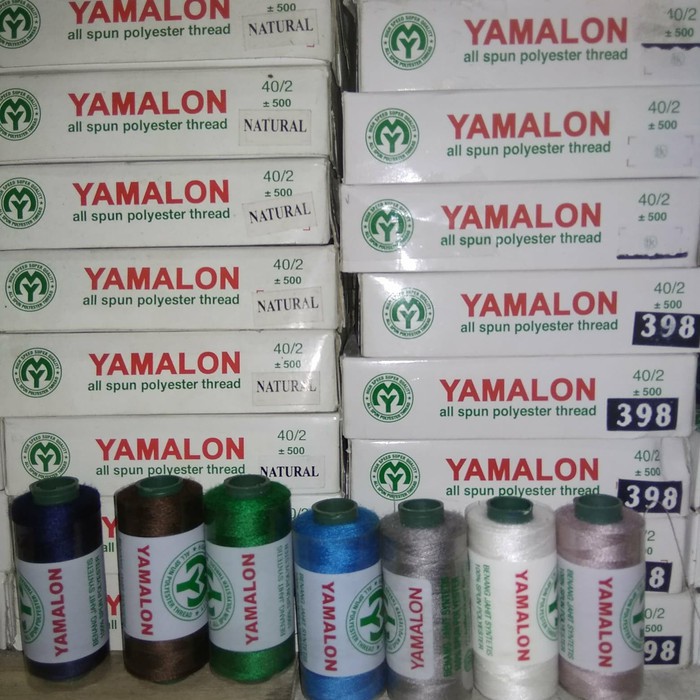 Benang Jahit Yamalon 40/2 500 yard / benang yamalon per 1 lusin/12pcs