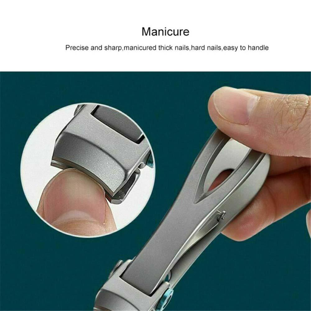 Needway   Manicure Cutters Stainless Steel Anti-Percikan Pemotong Kuku Penghilang Kulit Mati