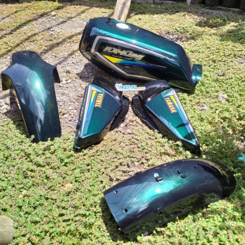 Body Set RX King Warna Hijau Botol 2001- bodi body set RX king warna hijau botol 2001