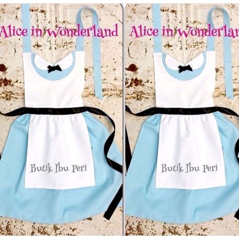 Apron Alice Dewasa &amp; Anak Celemek Kostum Disney Princess