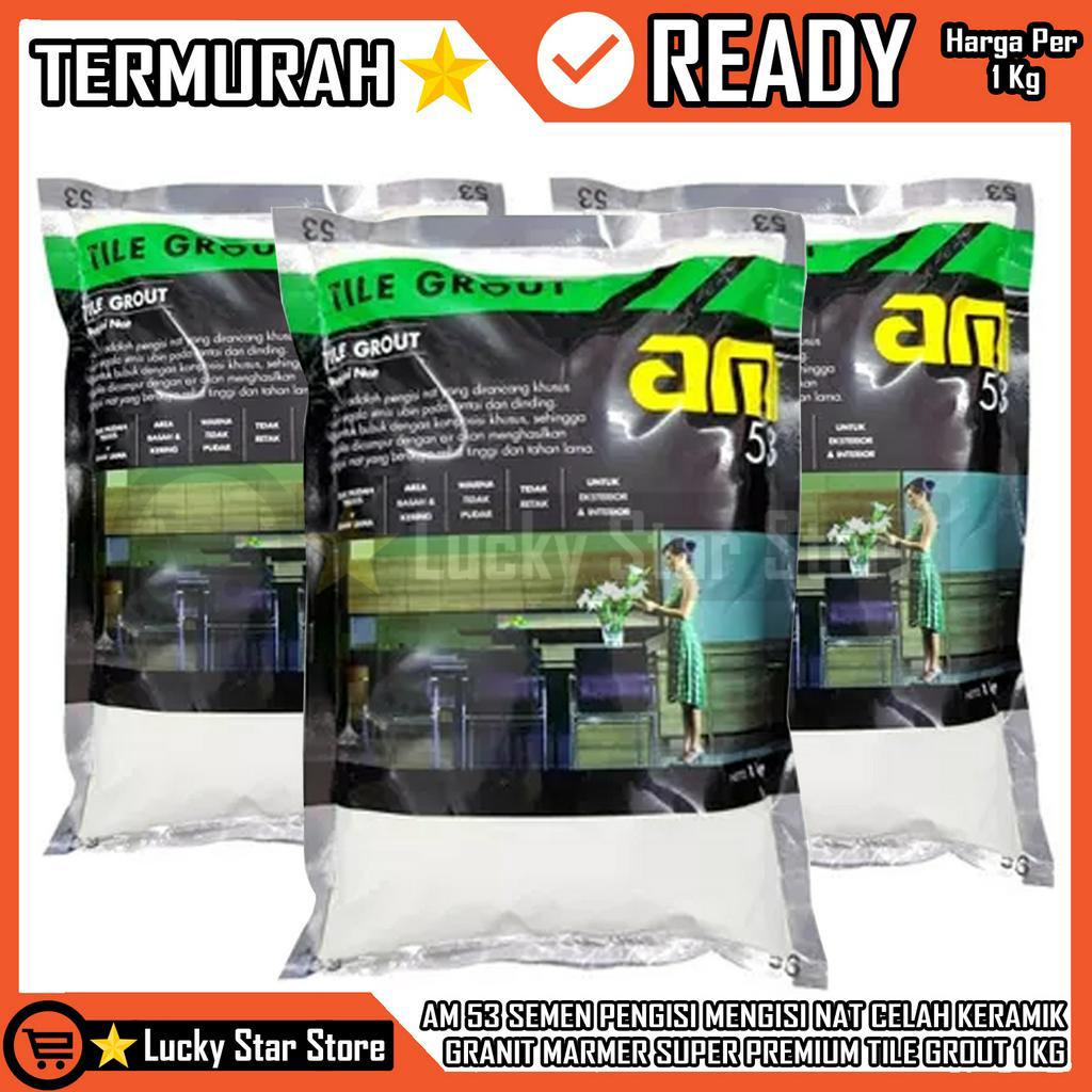 Am 53 Semen Pengisi Mengisi Celah Keramik Marmer Marmar Granit Mosaik Semen Warna 1kg Kilo Keramik T