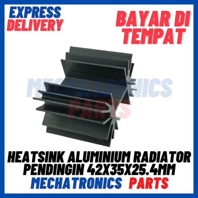 [DEV-9441] HEATSINK ALUMINIUM RADIATOR PENDINGIN 42X35X25.4MM