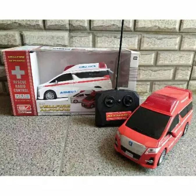 Promo !! Terbaru !!! RC Mobil Ambulance Alphard Vellfire Mainan dan Koleksi Anak