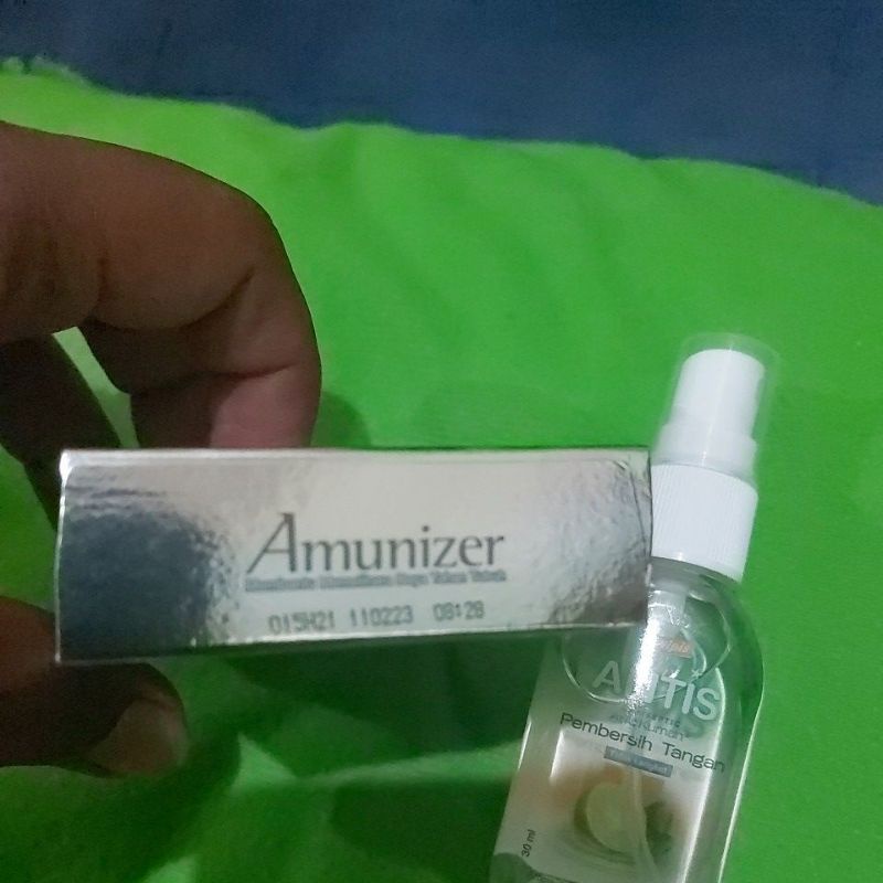 Amunizer box isi 4sachet&amp;Antis spray&amp;gel 30ml&amp;60ml(PROMO)