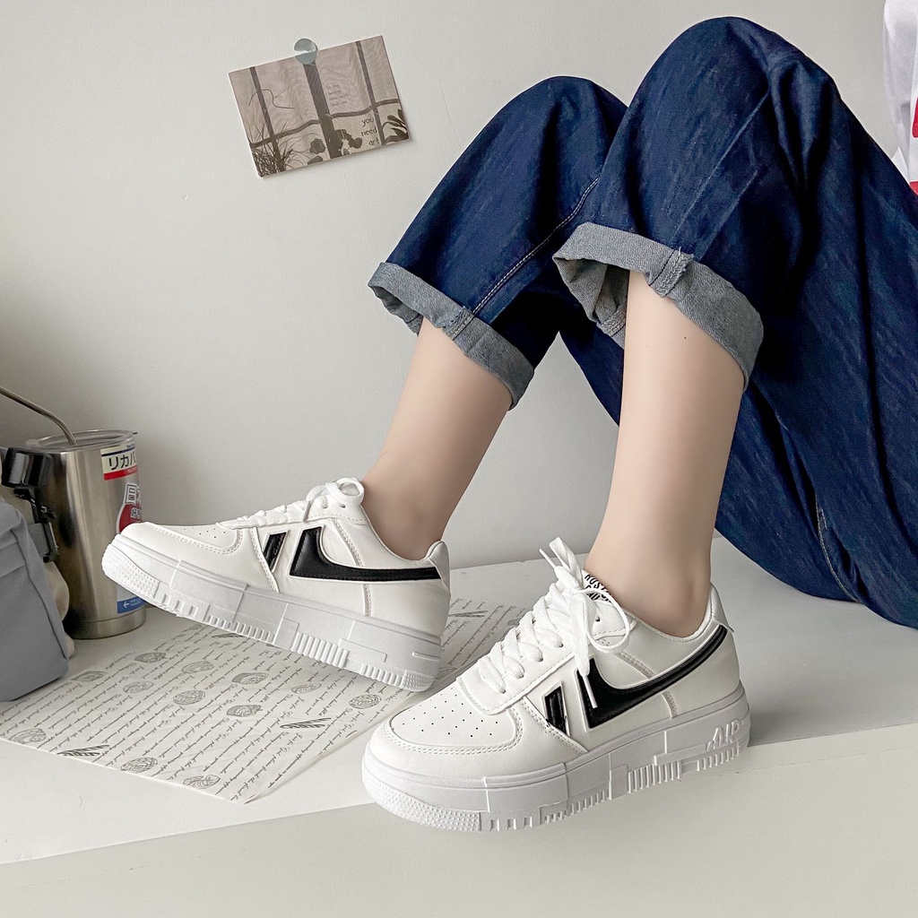 [GROSIR][COD] SEVEN_DAY SEPATU SNEAKERS WANITA KOREA IMPORT SPORT SHOES FQ-39