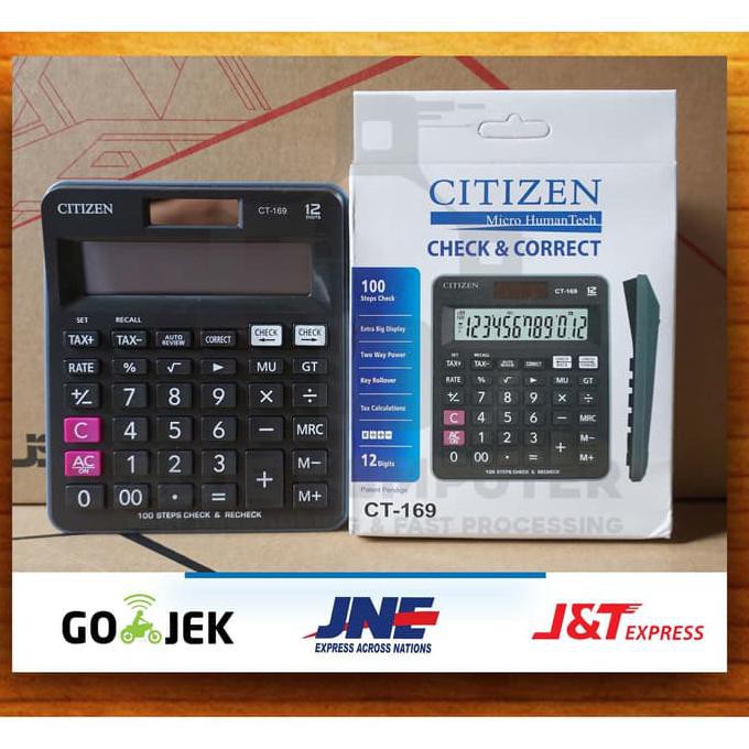 

Ready Stock] Kalkulator Citizen Ct-169 / Calculator Alat Penghitung Angka