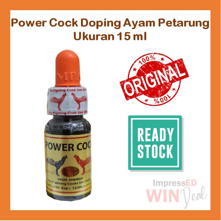 Lampam Power Cock Doping Ayam Agresif Bertenaga Tahan Pukul Asli Original Impor Import Thailand