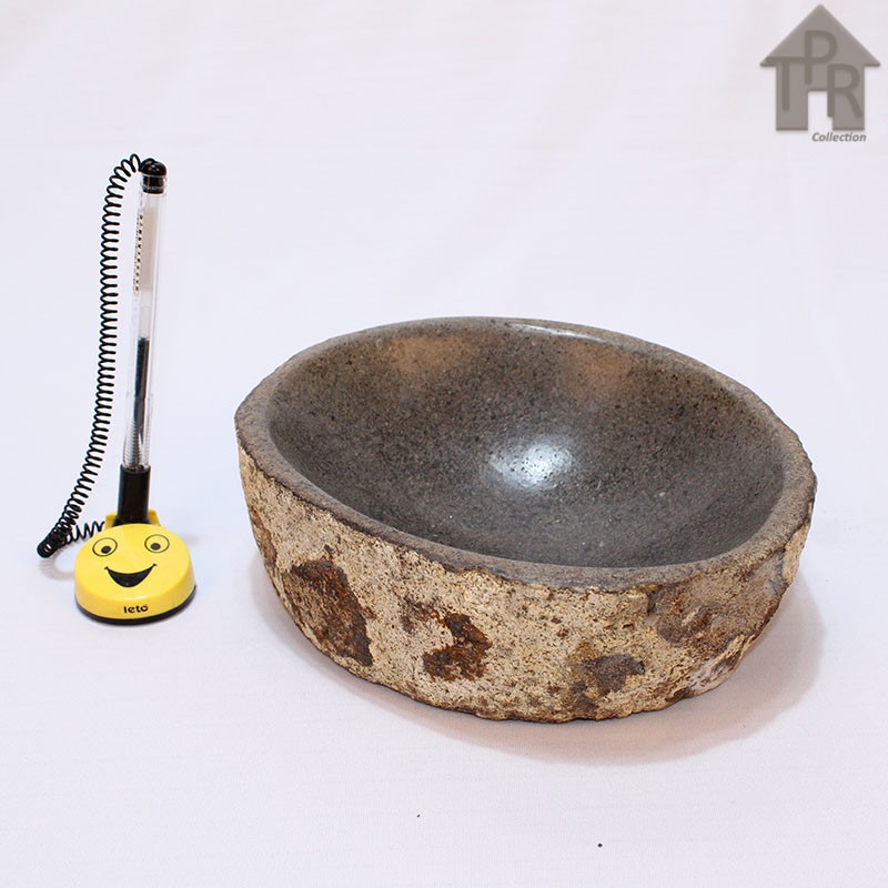 Andesit | Batu Kali Bowl Mangkuk - D20T6