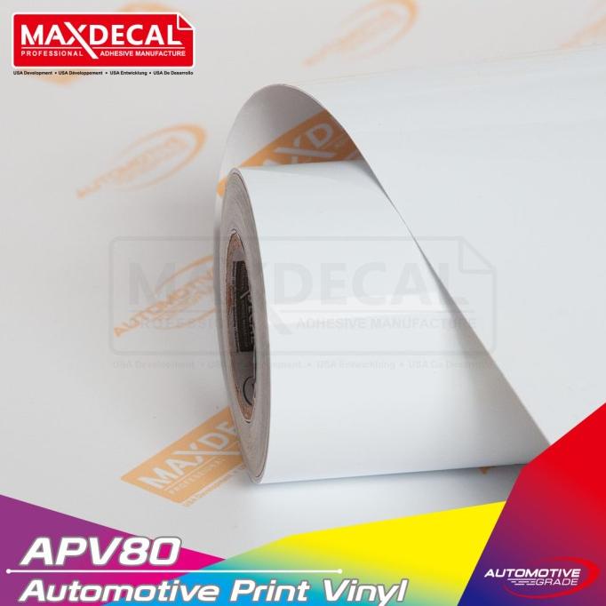 

MAX DECAL APV80 127 cm Bahan Decal Striping Printing Putih Gloss ROLL