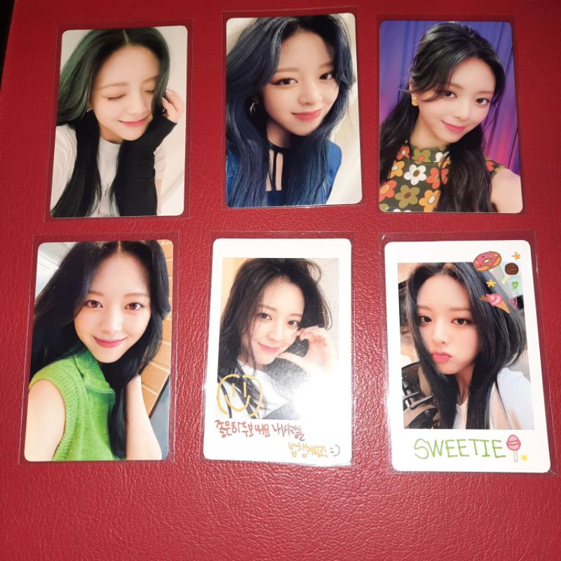 Pc photocard pola polaroid no bad days april mei september agustus yuna itzy