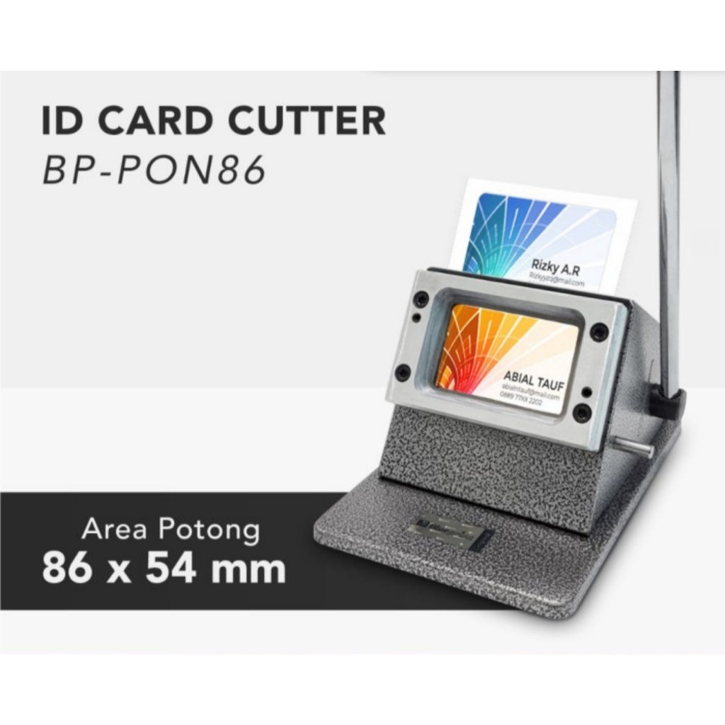 Alat Pemotong PVC ID Card Blueprint Lite BP-PON86 / PVC Card Cutter / ID Card Cutter