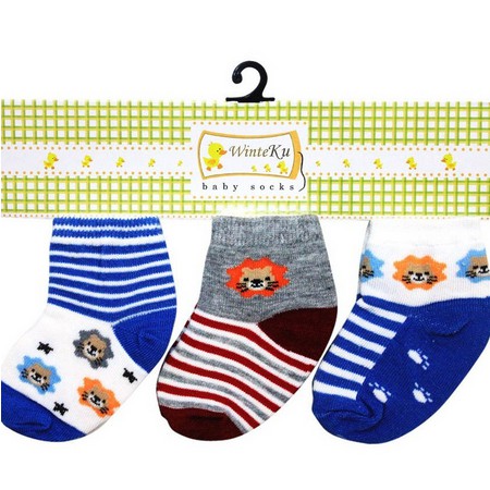 WINTEKU-KAOS KAKI BAYI ISI 3 PASANG KAOS KAKI MOTIF