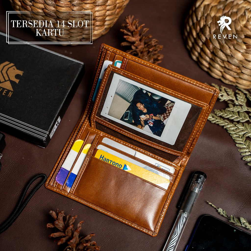 Dompet Pria Kulit Asli Original Branded Dompet Cowok Kulit Sapi Asli Keren Premium Ori Ranger Wallet Terbaru by Crown Leather Crownleather Store