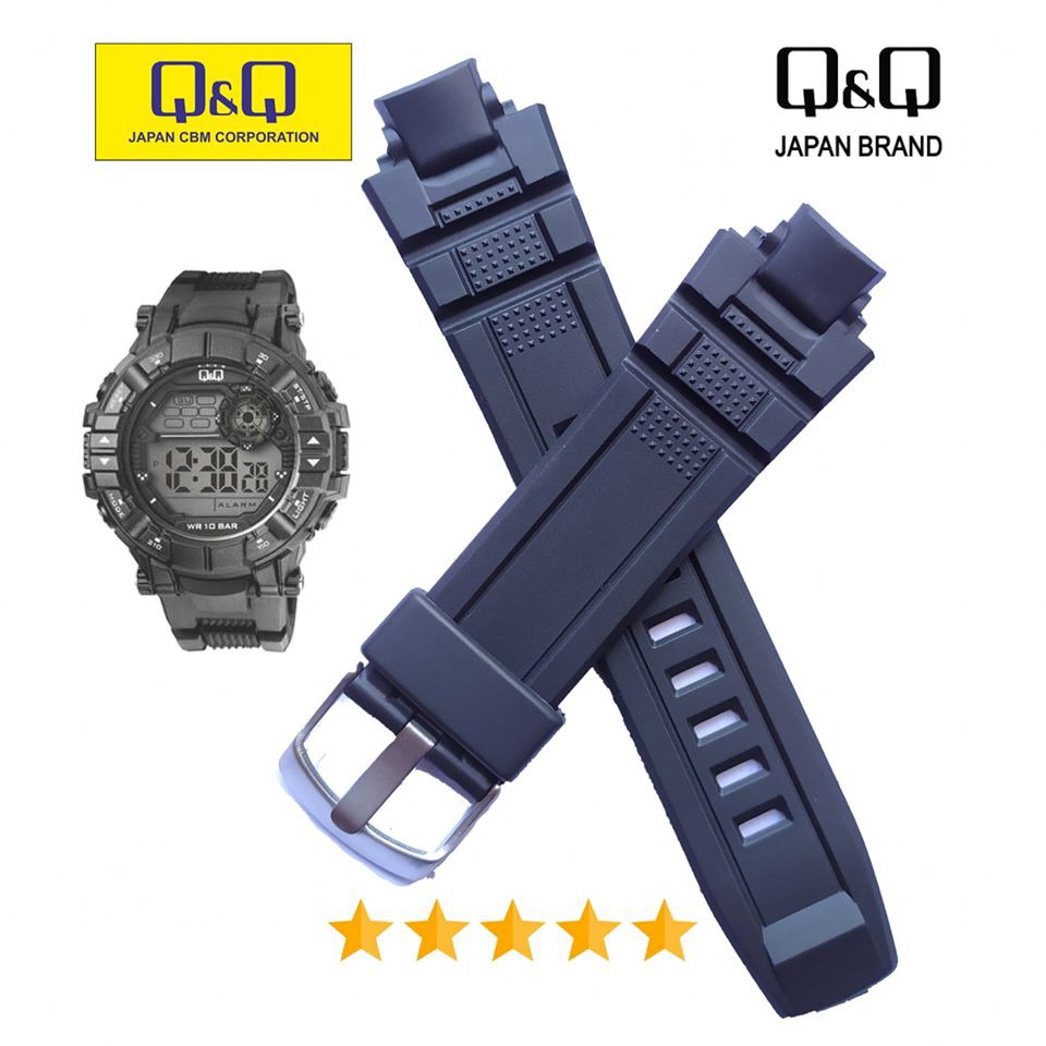 Strap QQ QnQ Q&amp;Q M152 QnQ 152 Tali Jam Tangan Q&amp;Q M 152 Black.