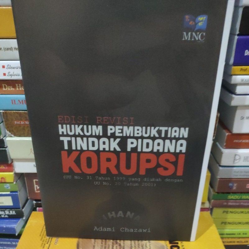 

hukum pembuktian tindak pidana korupsi by adami chazawi