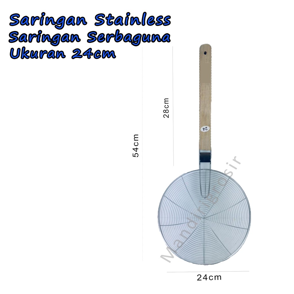 Saringan Stainless *Saringan * Saringan Serbaguna * 24cm