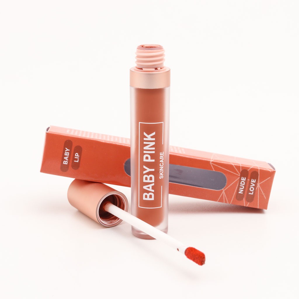 Baby Lip Nude Love Lipstik Baby Pink Skincare Aman Original Resmi BPOM