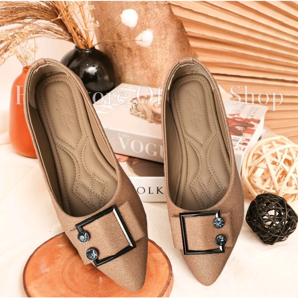 FIOR LOTUS Amellia Pointed Toe Ballet Flat AR 21 - Fior Store