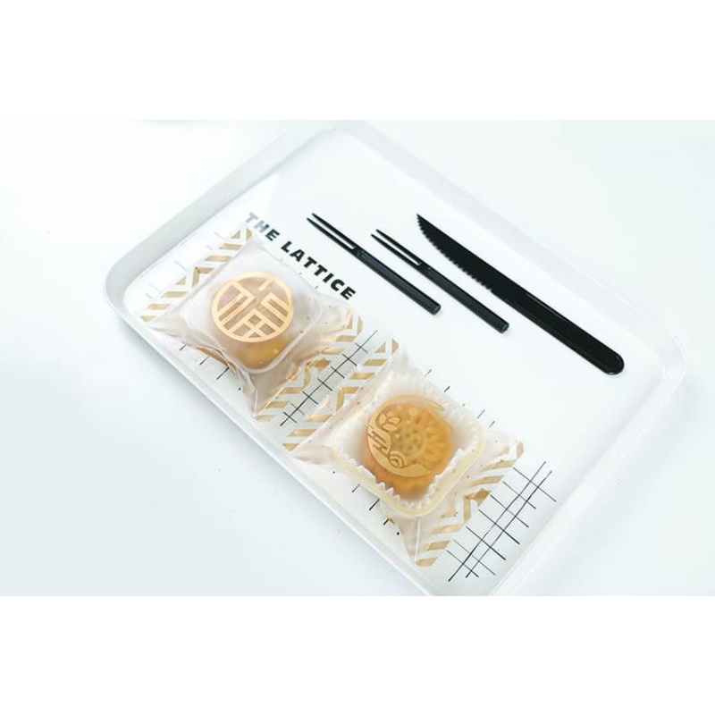 PLASTIK SEALER MOONCAKE  GOLD LAMPION 80GR 10X13.5 CM PMC-23