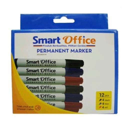 

Jual SmartOffice Smart Office 12 Permanent Marker Spidol Permanen Lusin Murah