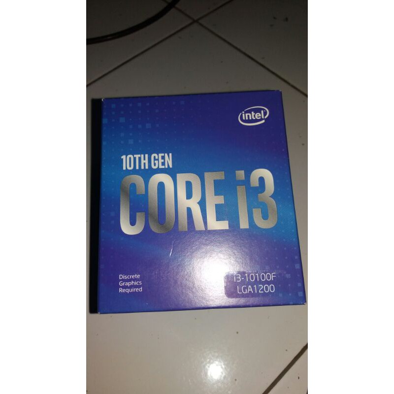 processor intel core i3 10100F paket motherboard msi h510