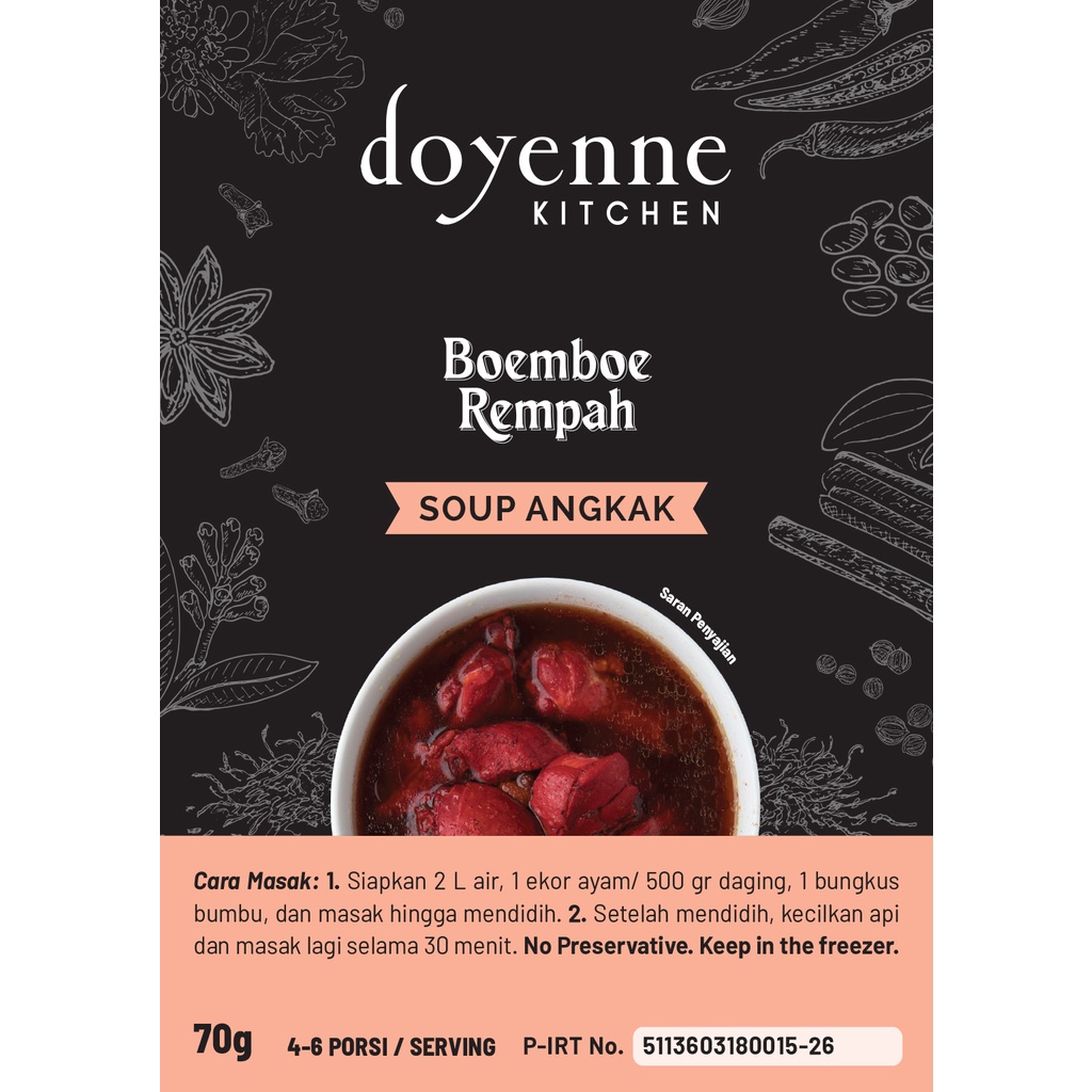 

Boemboe Rempah Soup Angkak