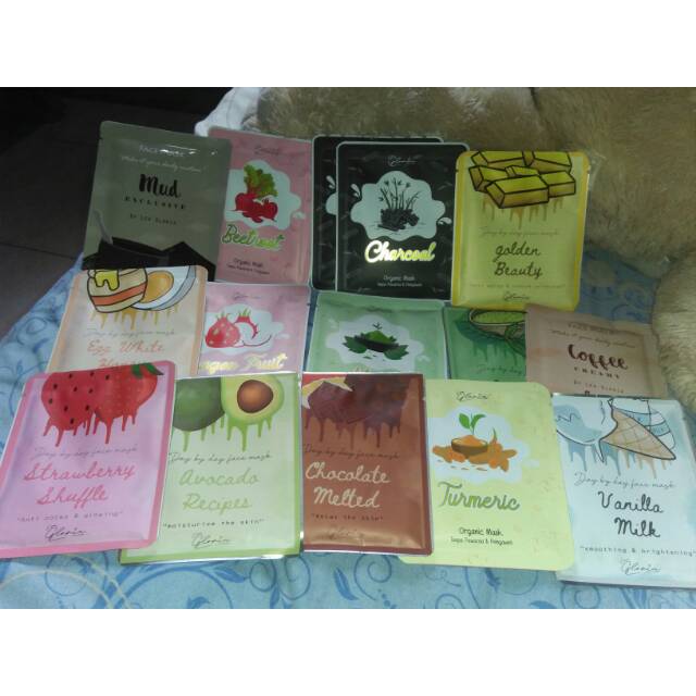 [OPEN RESELLER] Masker organik by Lea Gloria berbagai macam variant