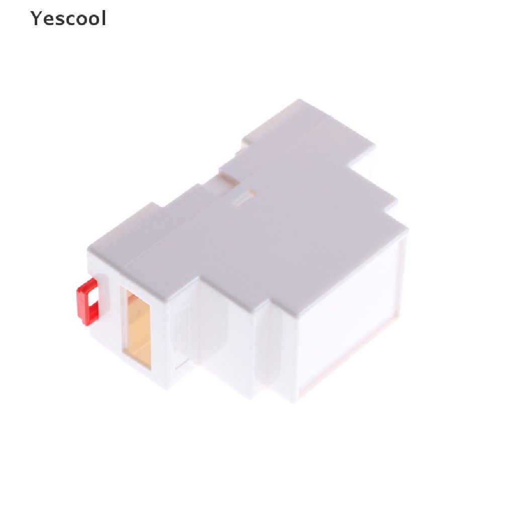 Yescool Kotak Case DIN Rail Elektronik Bahan Plastik Ukuran 88x37 X 59mm