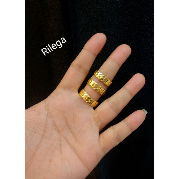 CINCIN REPLIKA EMAS 24 KARAT GOLDEN (GDN), MAS PENANG