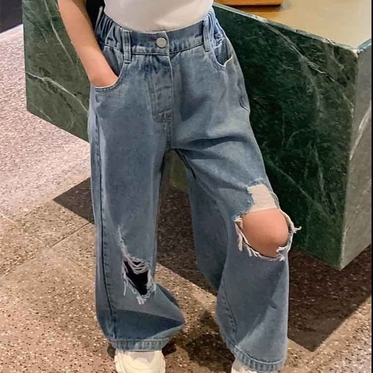 CELANA KULOT SOBEK TEMBUS ANAK ( BAHAN TEBAL)