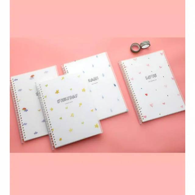 

Binder B5 Love, Sky, Rain, Everyday Wengu