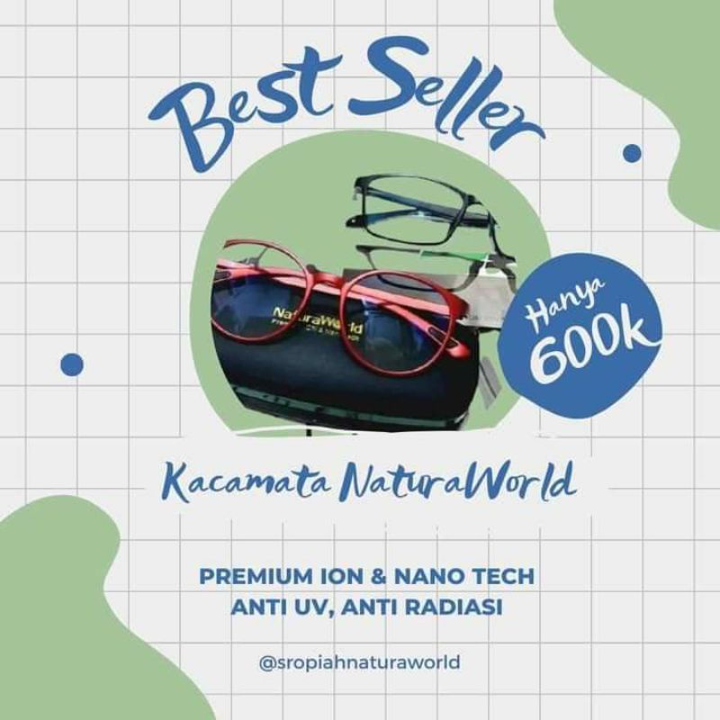 kacamata ion nano Natura World