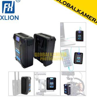 Fxlion Nano Two Smart Micro V-Mount Battery 98Wah W/ Usb-C D-Tap Usb-A