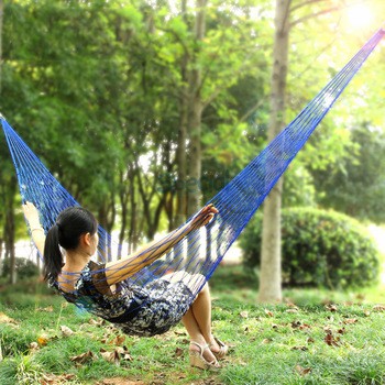 AYUNAN TALI JARING RAJUT HAMMOCK TALI JARING KUAT AYUNAN GANTUNG