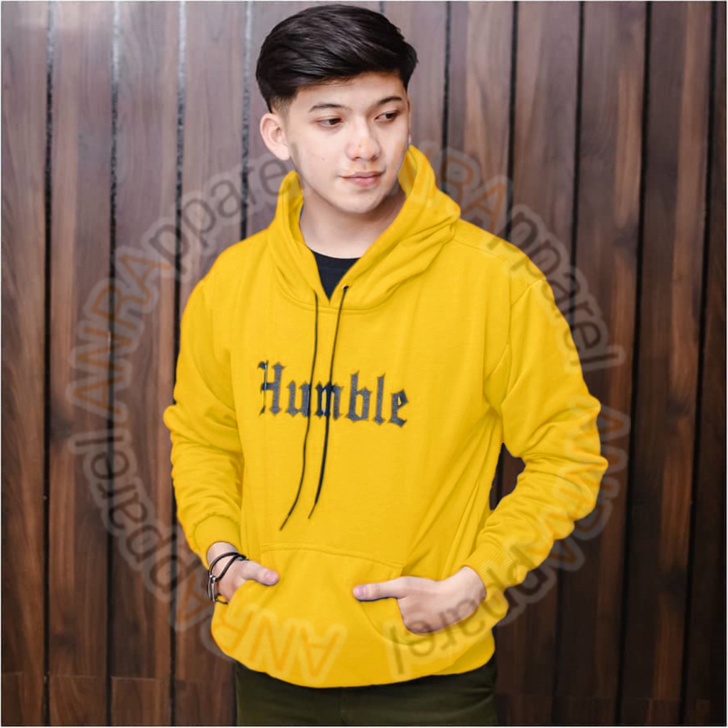 HUMBLE HOODIE PRIA - Jaket Hoodie Jumper Humble Cowok- Bahan Fleece