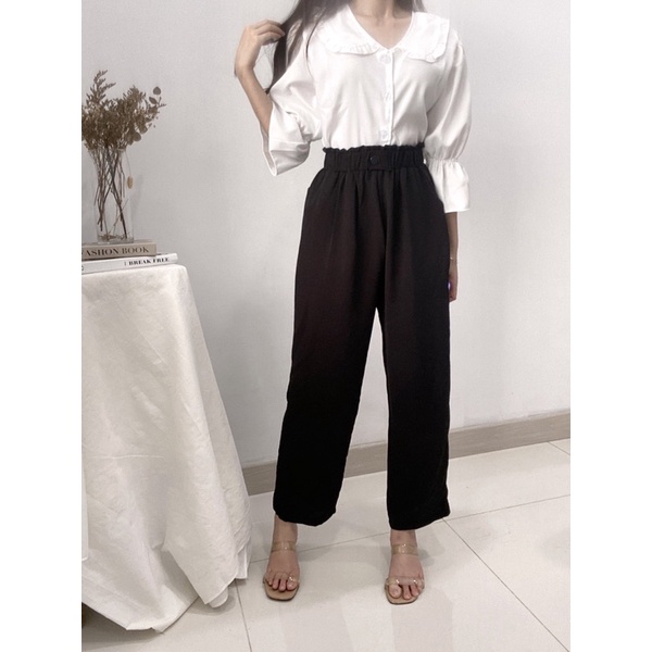 VERONA Kulot Wanita / Loose Pants Crinkle / Celana Kringkel / Culot Wanita Krinkel P12