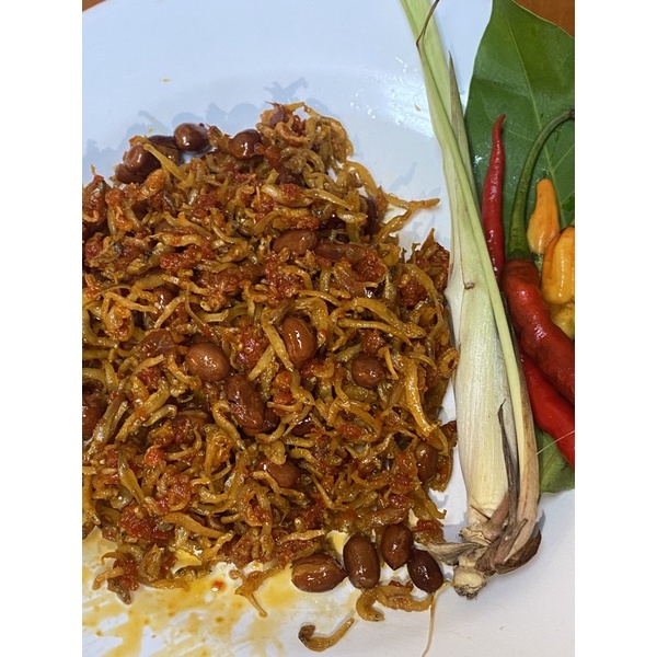 

Teri kacang balado/teri asin kacang balado