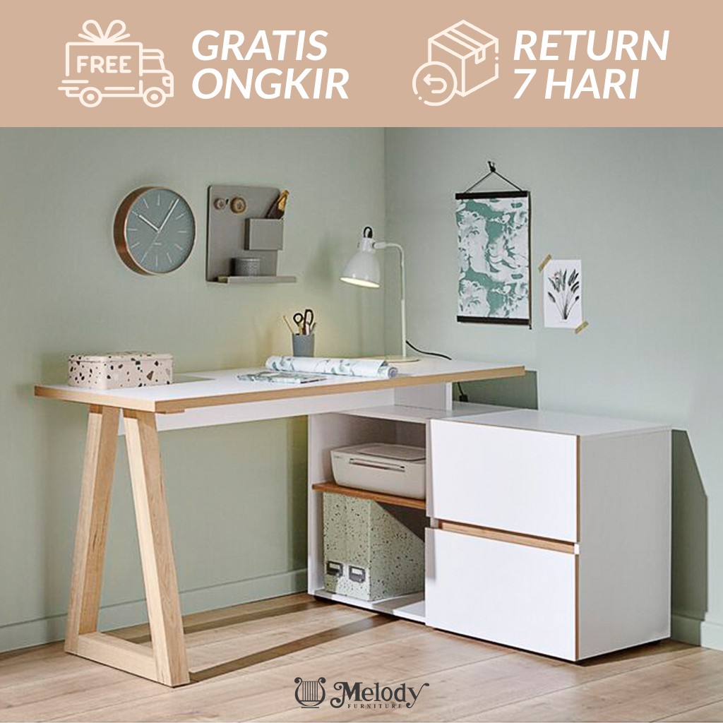Furniture Meja Belajar Meja Kerja L Meja Komputer Club C Furniture Meja Belajar Meja Kerja L Meja Komputer Club C