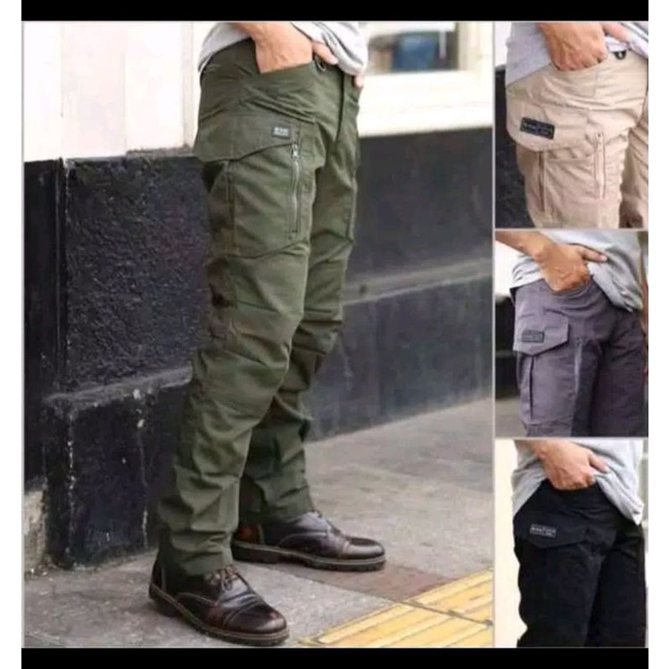 Tactical Wtac Celana Panjang Taktical  Outdoor Brimob TNI POLISI pdl formal cargo