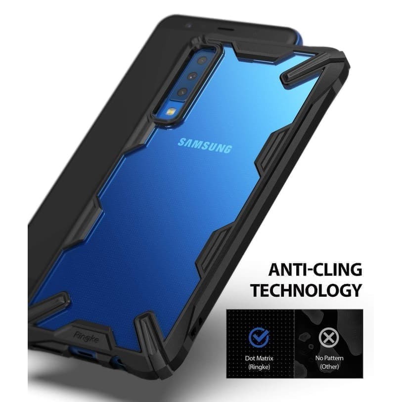 SAMSUNG GALAXY S9 RINGKE FUSHION X HARD SOFT CASE BUMPER TRANSPARANT