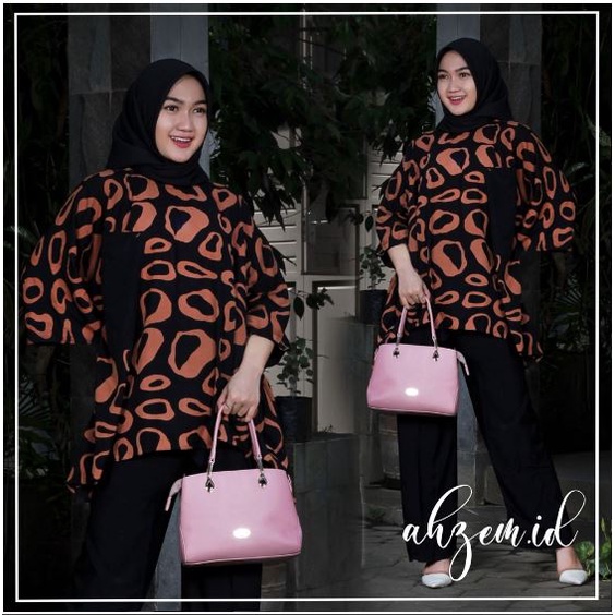 SETELAN WANITA / SETELAN WAKA WAKA / SETELAN JUMBO KALITA / SATU SET BAJU DAN CELANA SETELAN WAKA ON