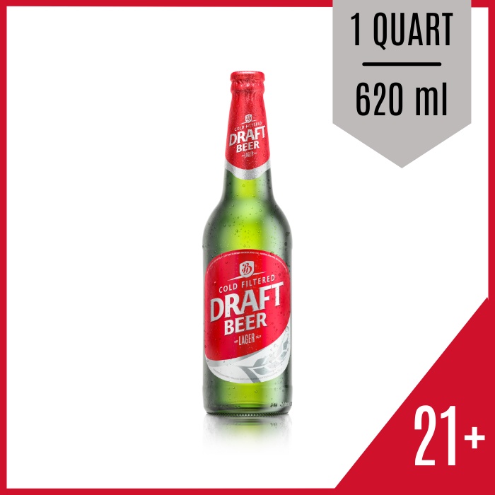 Jual Draft Beer Quart - Minuman Bir [620 ML / 1 Botol Besar] | Shopee ...