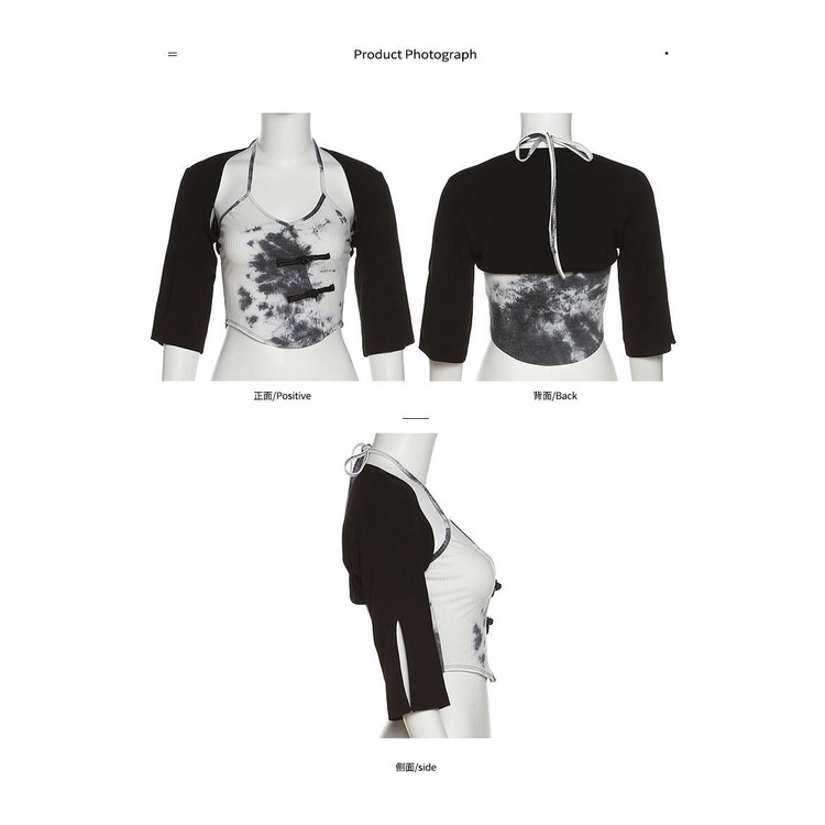 #Sisjuly# Rompi Sablon Tinta Wanita Selempang Wanita Selendang Tabir Surya Ramping Set Dua potong