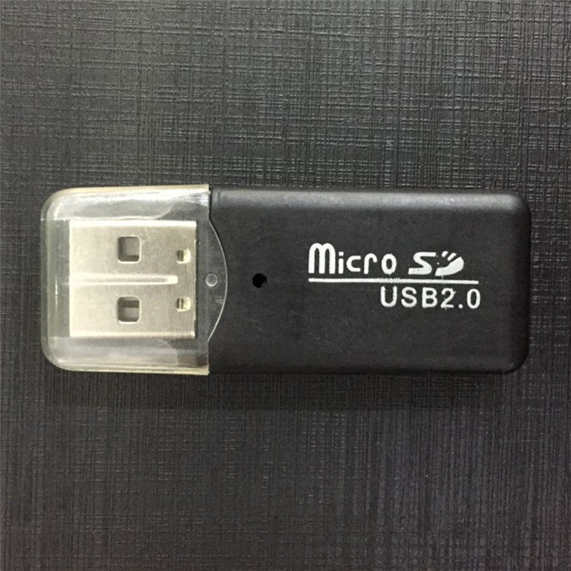 (Ele) Card Reader Mini Usb Sd / Mmc 480mbps Warna Putih Untuk Komputer / Laptop