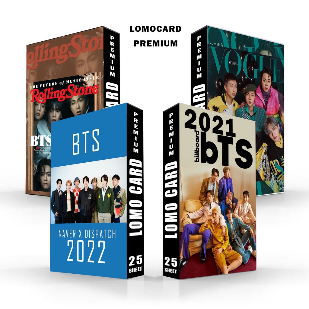 (2 SISI ) LOMO CARD BTS BILLBOARD SG NAVERDISPATCH 2022