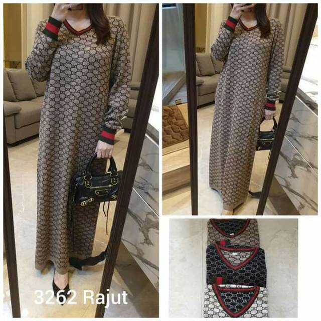 Gamis rajutan wanita