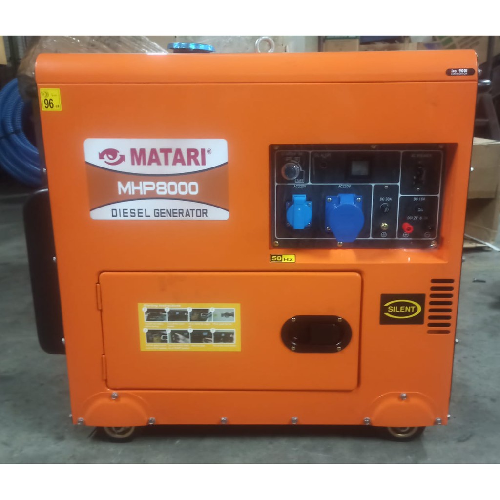 Mesin Genset Matari MHP 8000 LN (6000 Watt, 1 phase, solar)