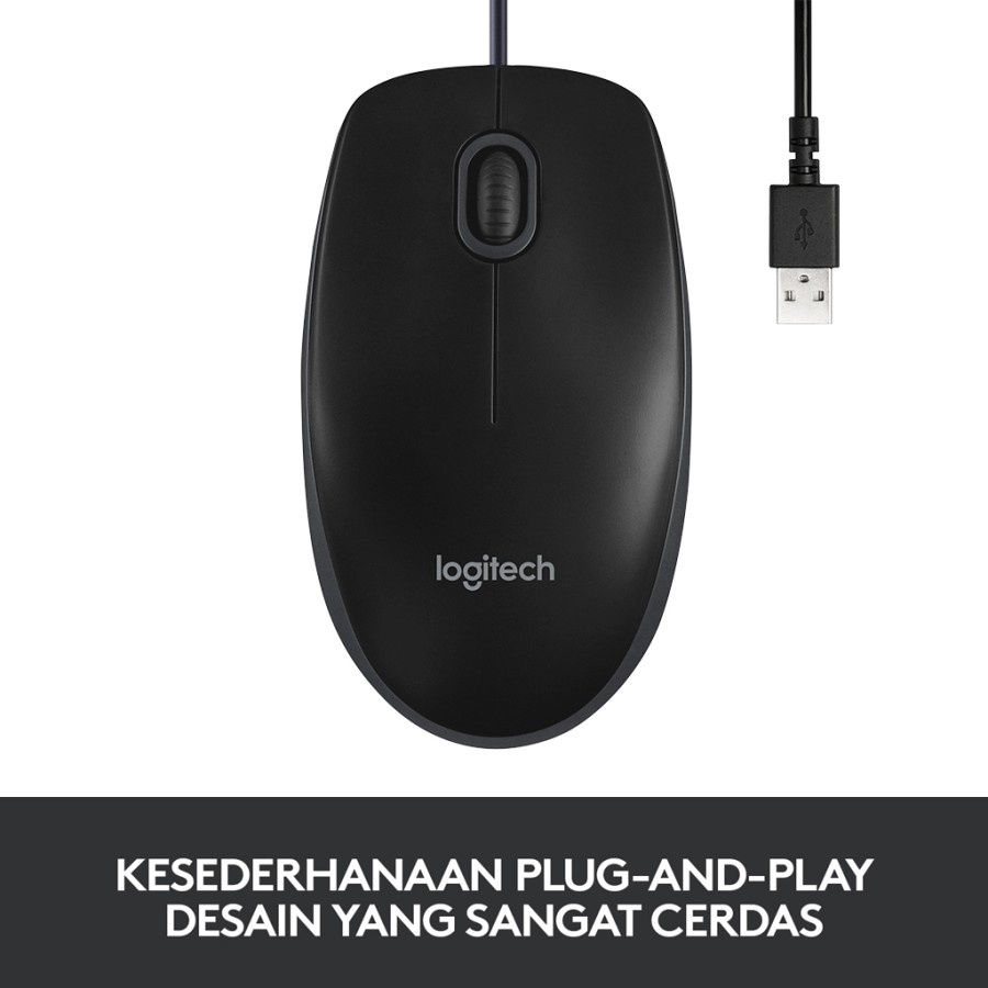 Mouse USB Logitech B100 Optical